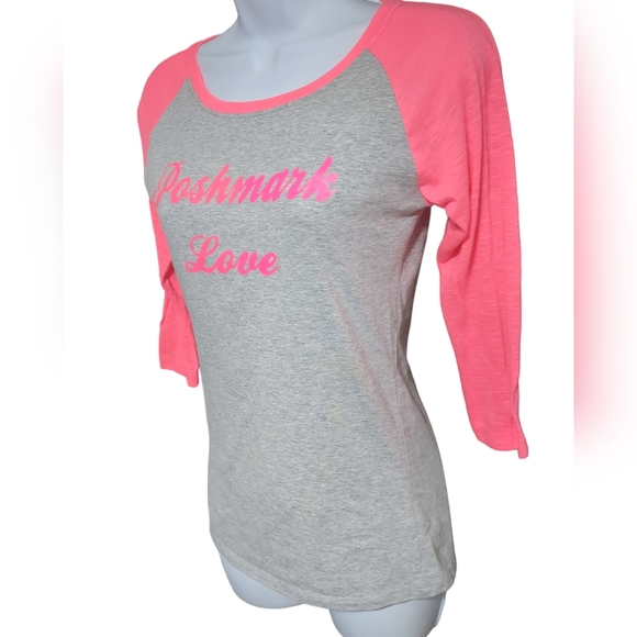 Custom Made Poshmark Love Tee Shirt New - Picture 3 of 5